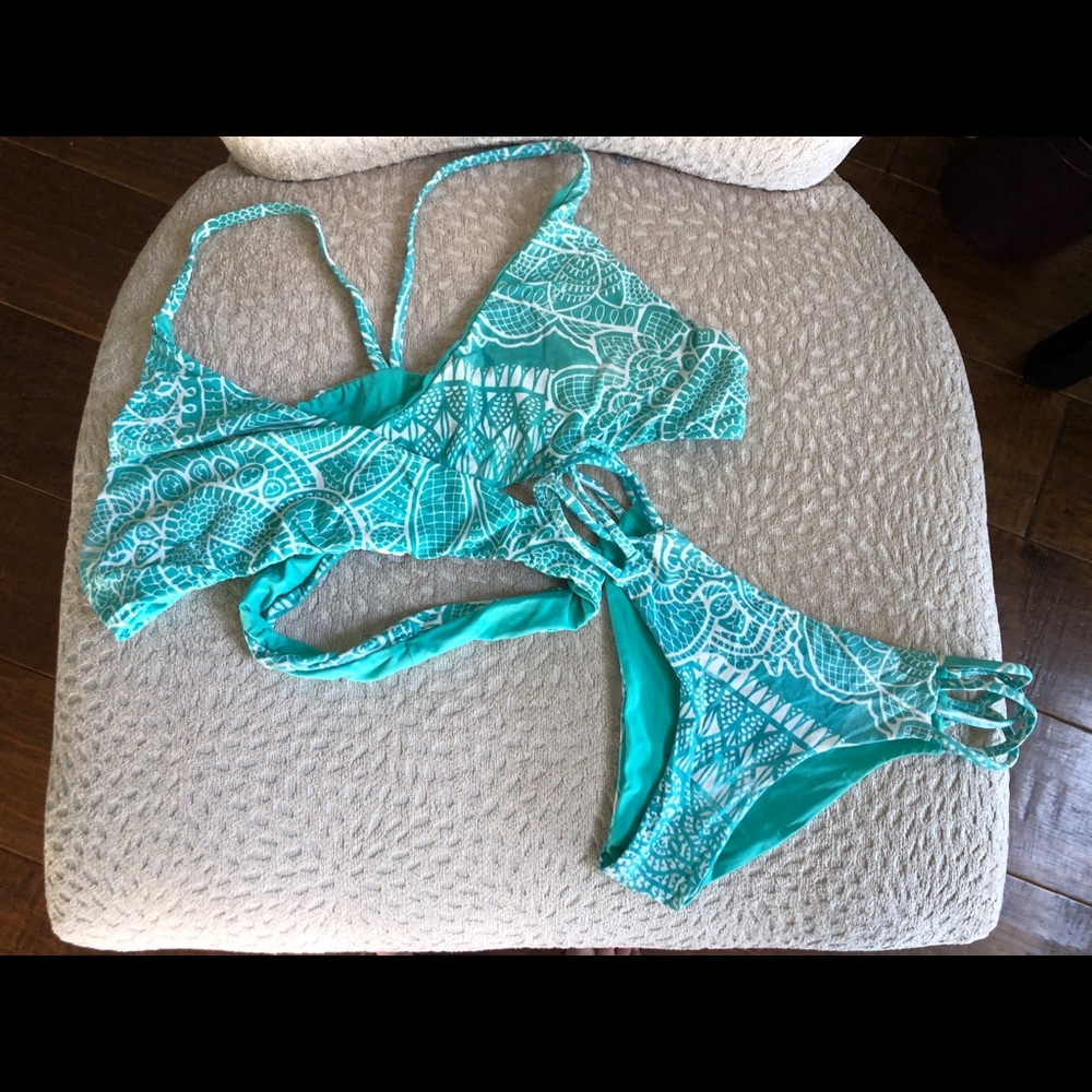 Lightly used San Lorenzo bikini top and bottom